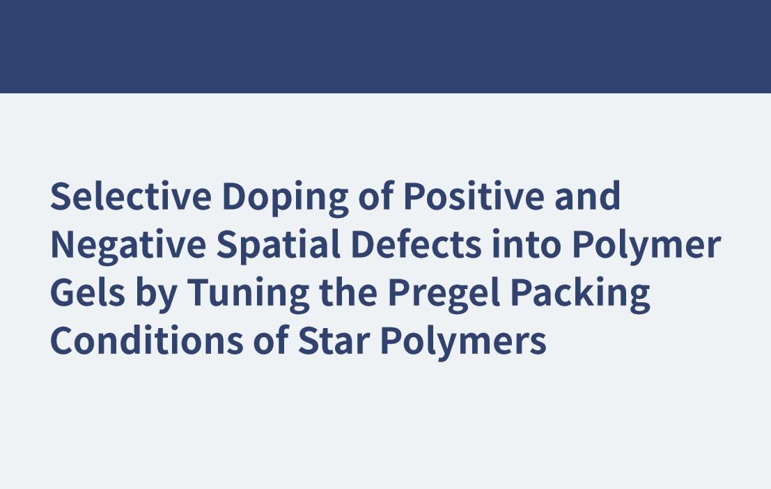 Selective Doping of Positive and Negative Spatial Defects into Polymer Gels by Tuning the Pregel Packing Conditions of Star Polymers