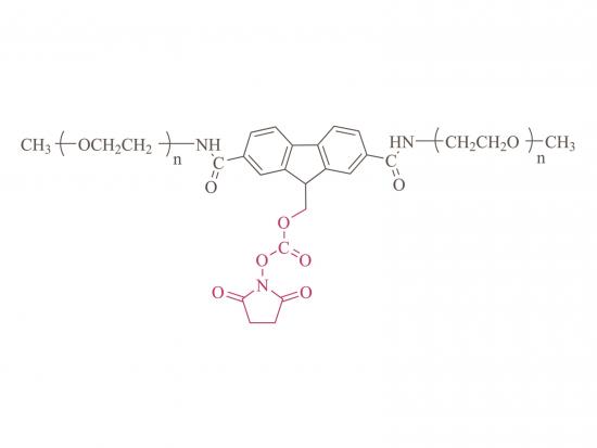 2-arm Methoxypoly(ethylene glycol) succinimidyl carbonate(Fluorene) [2-arm PEG-SC(Fluorene)] 