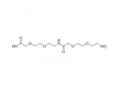 17-Amino-10-oxo-3,6,12,15-tetraoxa-9-azaheptadecanoic acid [AEEA-AEEA]