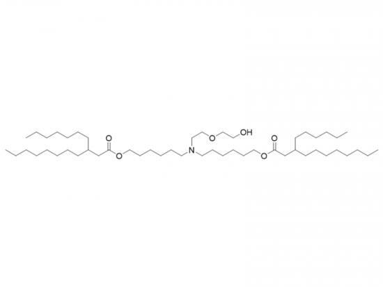 6-((6-((3-heptylundecanoyl)oxy)hexyl)(2-(2-hydroxyethoxy)ethyl)amino)hexyl 3-hexylundecanoate [DHA-6] 