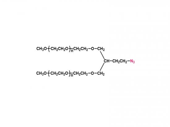 2-arm Methoxypoly (ethylene glycol) azide (PT02)