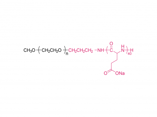 Methoxypoly(ethylene glycol)-block-poly(glutamic acid) [mPEG-P(Glu)40] 
