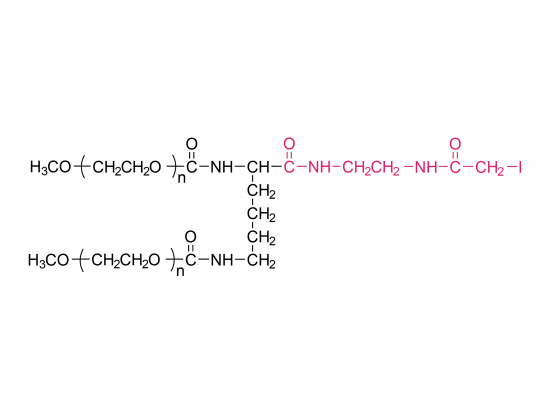 2-arm Methoxypoly(ethylene glycol) iodoacetamide(LYS01) [2-arm PEG-IAA(LYS01)] 
