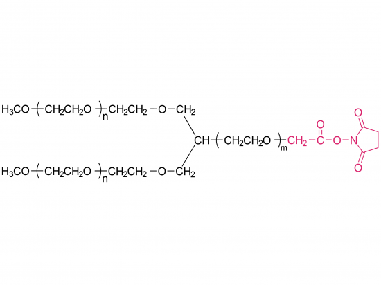 Y-shape poly(ethylene glycol) succinimidyl carboxymethyl ester(Y1PT02) [Y-shape PEG-SCM] 
