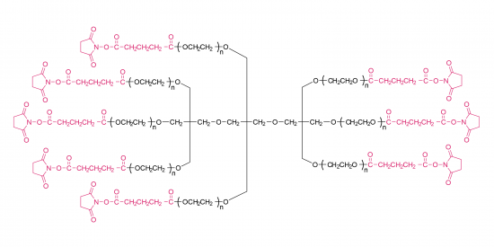 8-arm Poly(ethylene glycol) succinimidyl glutarate(TP) [8-arm PEG-SG(TP)] 
