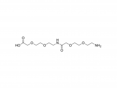 17-Amino-10-oxo-3,6,12,15-tetraoxa-9-azaheptadecanoic acid [AEEA-AEEA]