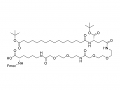 Fmoc-Lys(tBuO-Pal-Glu(AEEA-AEEA)-OtBu)-OH