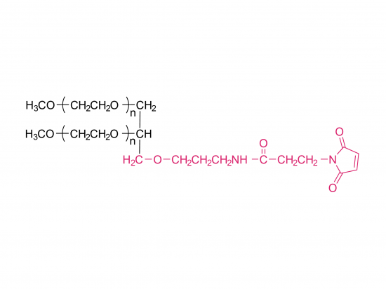 2-arm PEG-MAL(propionamide)(GL02)