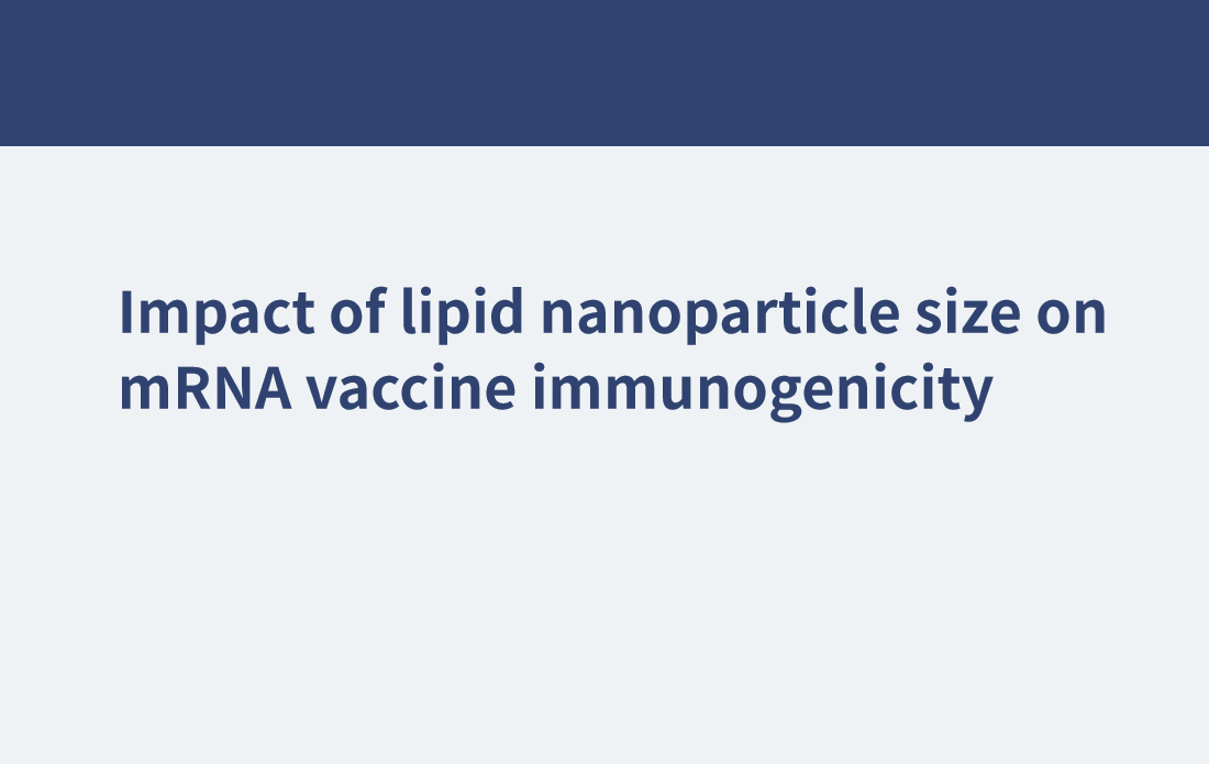 Impact of lipid nanoparticle size on mRNA vaccine immunogenicity
